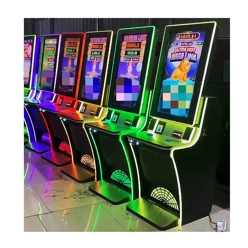 Çok Fonksiyonlu Slot Balıkçılık Oyun Makinesi Dik Kalınlaşmış Siyah Renk