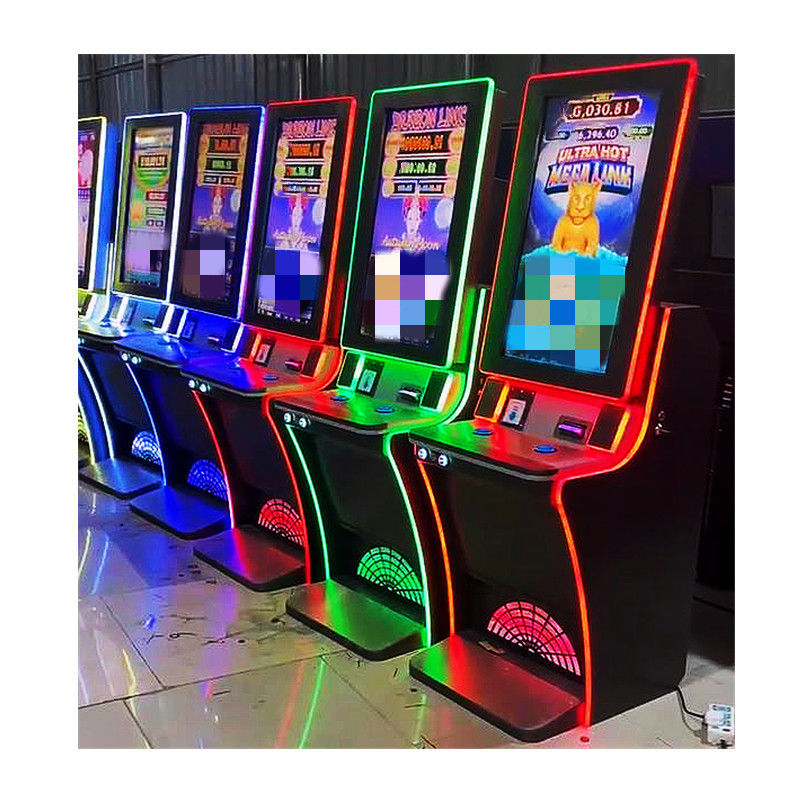 Çok Fonksiyonlu Slot Balıkçılık Oyun Makinesi Dik Kalınlaşmış Siyah Renk